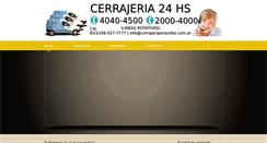 Desktop Screenshot of cerrajeriasmoviles.com.ar