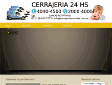 Tablet Screenshot of cerrajeriasmoviles.com.ar